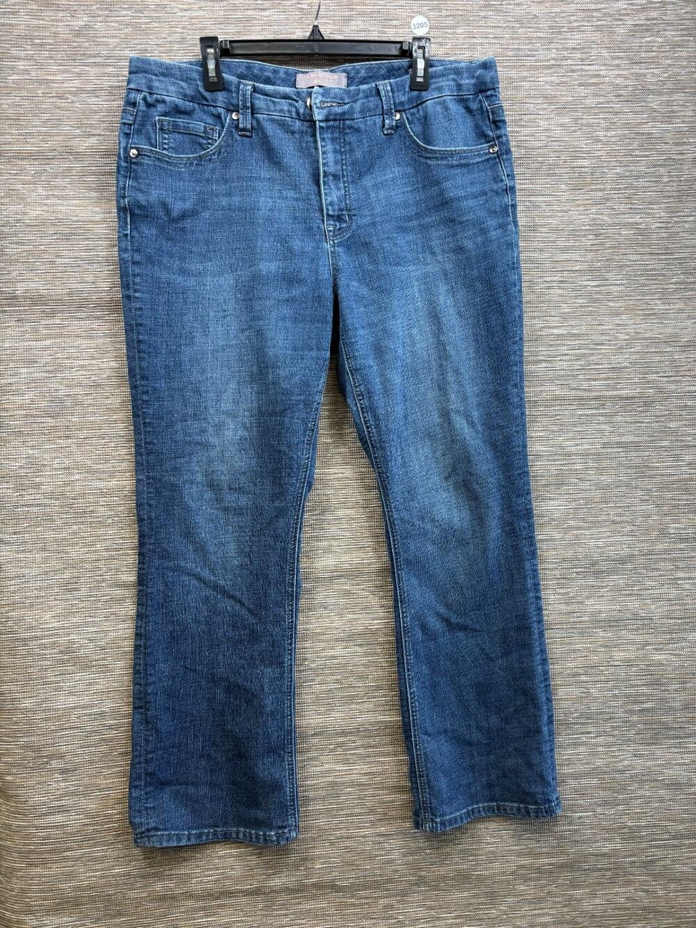 Melissa McCarthy Seven 7 Slimming Silhouette Jeans Womens Size 16 Blue High-Rise
